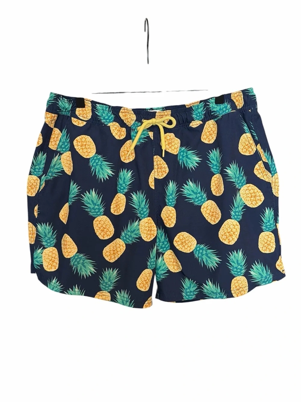 J. Crew flex swim‎ shorts size large pineapple print stretch beach vacation pool